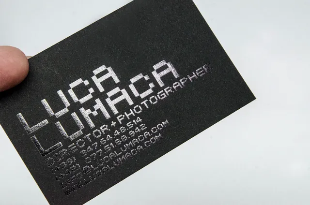 Hot Foil Stamped Business Cards Printing in Riyadh, Saudi Arabia